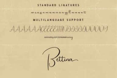 Bettina Script Font by JumboDesign — Script Handwritten Font — thumbnail 8