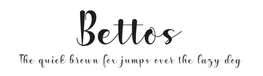 Bettos by Studiorazi — Script Handwritten Font