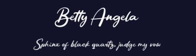 Betty Angela by twinletter — Script Handwritten Font — thumbnail 2