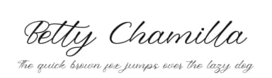 Betty Chamilla by JunCreative — Script Handwritten Font — thumbnail 1