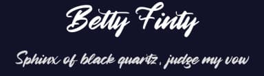 Betty Finty by StringLabs Creative Studio — Script Handwritten Font — thumbnail 2