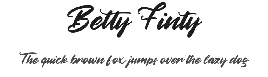 Betty Finty by StringLabs Creative Studio — Script Handwritten Font