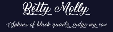 Betty Molly by Typhoon Type - Suthi Srisopha — Script Handwritten Font — thumbnail 2