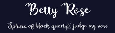 Betty Rose by Craft Supply Co. — Script Handwritten Font — thumbnail 2