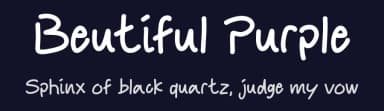 Beutiful Purple by Origin Type — Script Handwritten Font — thumbnail 2