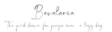 Bevalonia by Prioritype Co — Script Handwritten Font — thumbnail 1