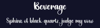 Beverage by Scratchones — Script Handwritten Font — thumbnail 2