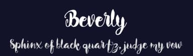 Beverly by Pollem Studio — Script Handwritten Font — thumbnail 2