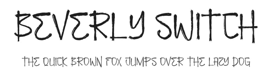 Beverly Switch by Perspectype Studio - Letterena.com — Script Handwritten Font