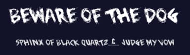 Beware of the Dog by JSH creates — Script Handwritten Font — thumbnail 2