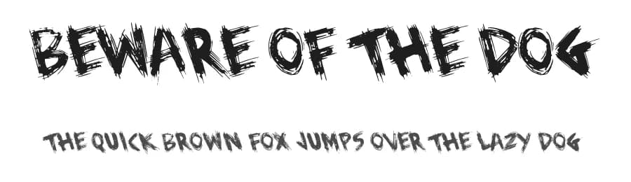 Beware of the Dog by JSH creates — Script Handwritten Font