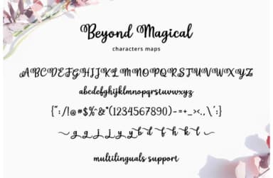 Beyond Magical Font by great19 — Script Handwritten Font — thumbnail 5