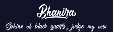 Bhanira by GFR Creative — Script Handwritten Font — thumbnail 2