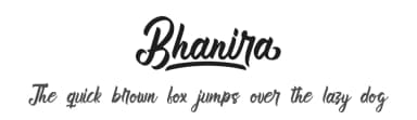 Bhanira by GFR Creative — Script Handwritten Font — thumbnail 1