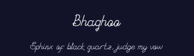 Bhaqhoo by kntype.co — Script Handwritten Font — thumbnail 2