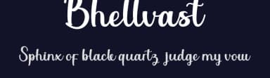Bhellvast by Muhammad Ahwal Bobby — Script Handwritten Font — thumbnail 2