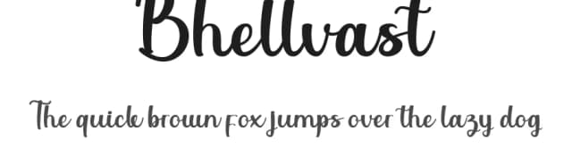 Bhellvast by Muhammad Ahwal Bobby — Script Handwritten Font