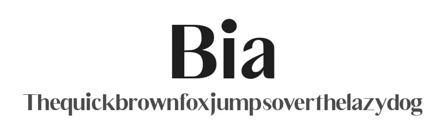 Bia by Bykineks — Serif Font — preview 1