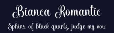Bianca Romantic by Hoperative — Script Handwritten Font — thumbnail 2