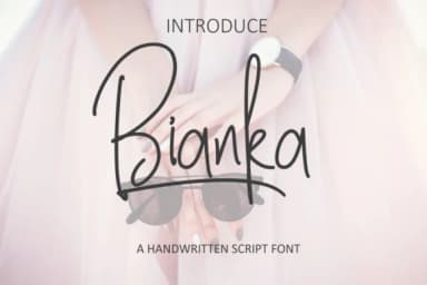 Bianka Font by Azcreative Studio — Script Handwritten Font — thumbnail 1