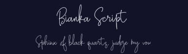 Bianka Script by Azcreative Studio — Script Handwritten Font — thumbnail 2