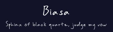 Biasa by Zuzulgo Studio — Script Handwritten Font — thumbnail 2