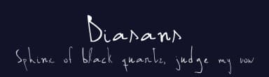 Biasans by Beatriz Loducca — Script Handwritten Font — thumbnail 2