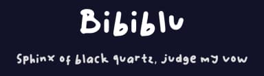 Bibiblu by Chuu Pipi — Script Handwritten Font — thumbnail 2