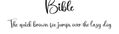 Bible by Scratchones — Script Handwritten Font — thumbnail 1