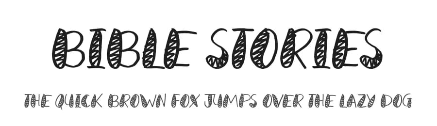 Bible Stories by JSH creates — Script Handwritten Font
