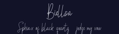 Biellsa by Claudia — Script Handwritten Font — thumbnail 2