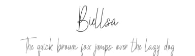 Biellsa by Claudia — Script Handwritten Font — thumbnail 1