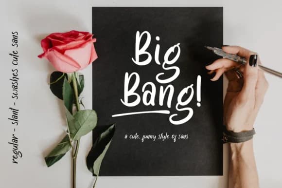 Big Bang! Font by Haksen — Script Handwritten Font