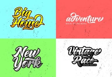 Big Blue Font by Ijem RockArt — Script Handwritten Font — thumbnail 4