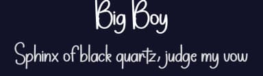 Big Boy by Harlek Studio — Script Handwritten Font — thumbnail 2