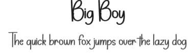 Big Boy by Harlek Studio — Script Handwritten Font — thumbnail 1