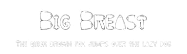 Big Breast by Lolonger — Dingbats Font — thumbnail 1