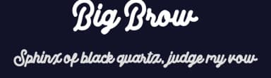 Big Brow by Nico Muslib — Script Handwritten Font — thumbnail 2