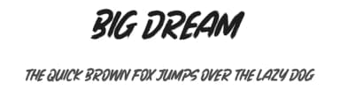 Big Dream by productype.com — Script Handwritten Font — thumbnail 1