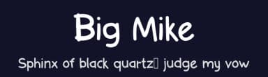 Big Mike by ManekaDesign — Script Handwritten Font — thumbnail 2