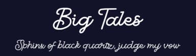Big Tales by Typefactoryco — Script Handwritten Font — thumbnail 2