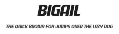 Bigail by Mocha Frappuccino — Sans Serif Font — thumbnail 1