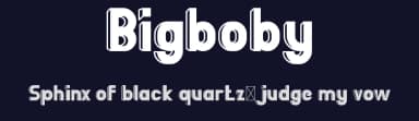 Bigboby by Edric Studio — Sans Serif Font — thumbnail 2