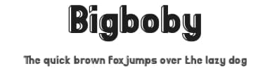 Bigboby by Edric Studio — Sans Serif Font — thumbnail 1