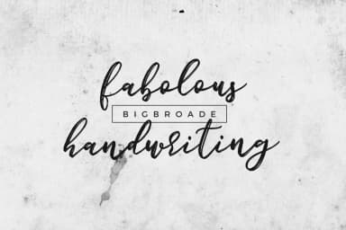 Bigbroade Font by Typia Nesia — Script Handwritten Font — thumbnail 2