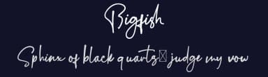 Bigfish by alphArtype — Script Handwritten Font — thumbnail 2