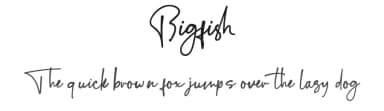 Bigfish by alphArtype — Script Handwritten Font — thumbnail 1