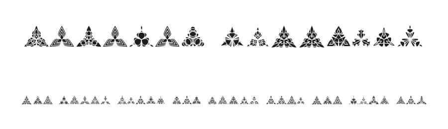 Bigiliw.Patterns by Qkila — Dingbats Font