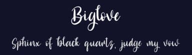 Biglove by Letterafa Studio — Script Handwritten Font — thumbnail 2