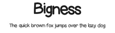 Bigness by Vanessa Bays — Script Handwritten Font — thumbnail 1
